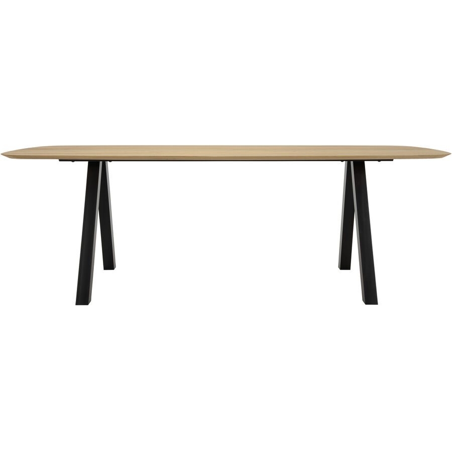 Tisch Elodie Braun Holz 95 cm - Farbe: natur - Material: Eiche - Tisch