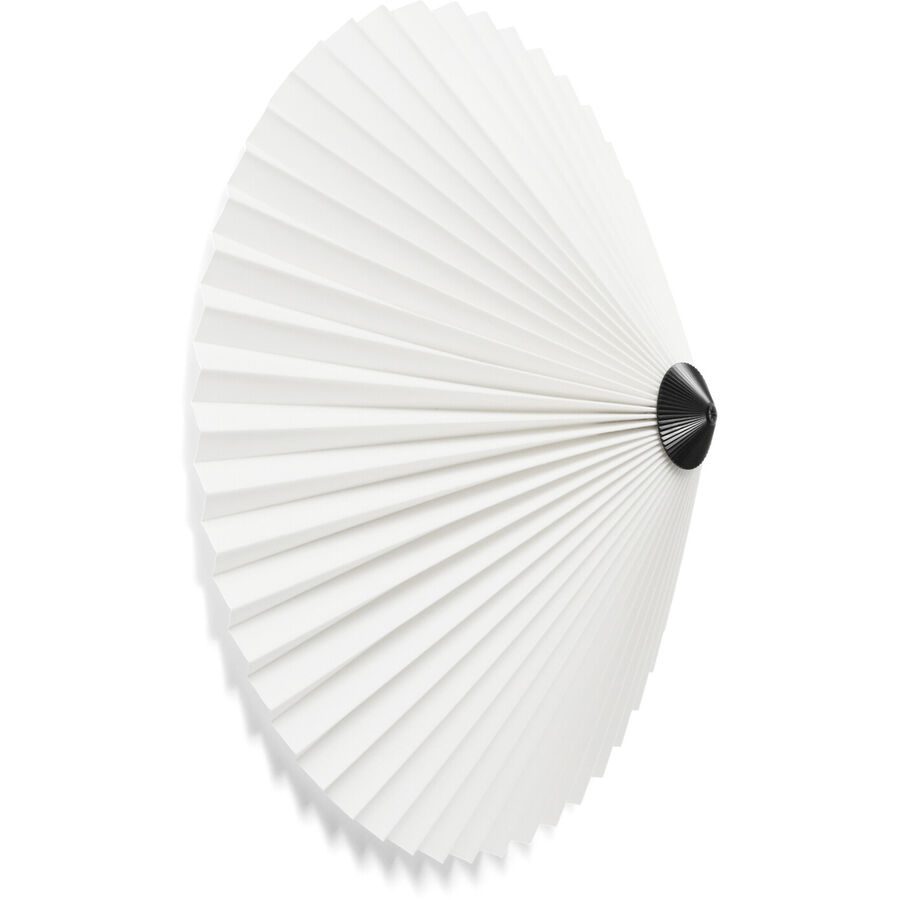 Designer-Deckenlampe HAY Matin Flush Mount 380 E14 D 38 cm - Farbe: Weiss - Material: Baumwolle - Designer-Deckenlampe