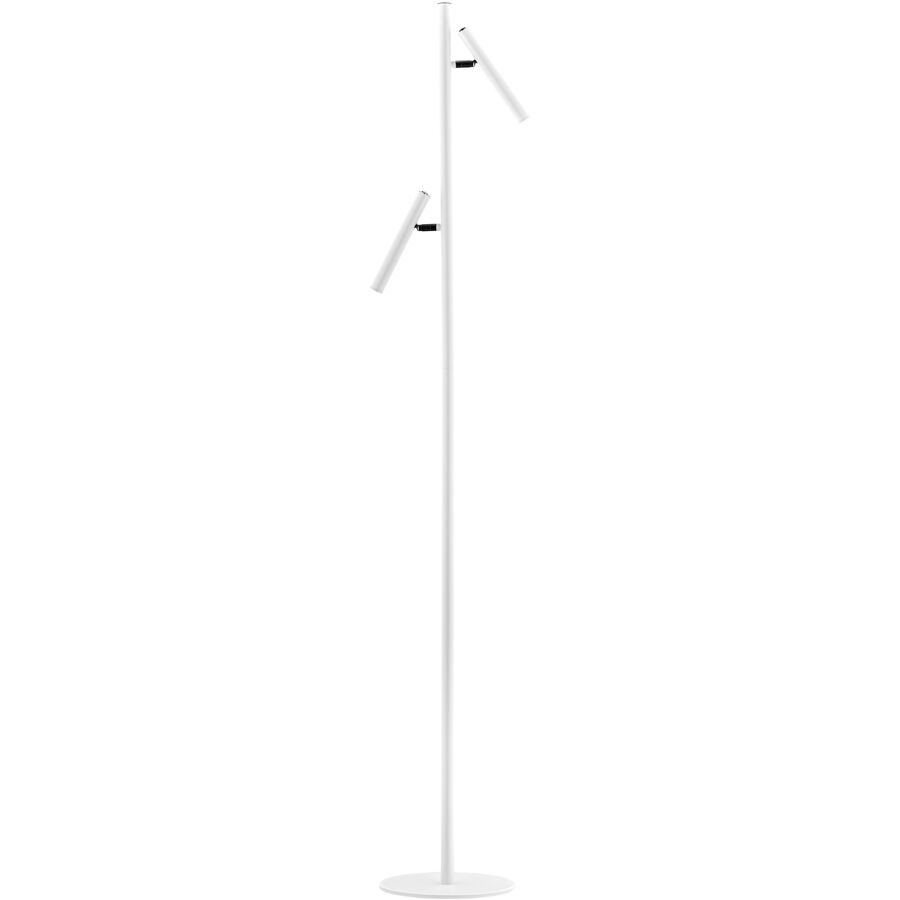 Bankamp Select Leselampe Streak Weiss Aluminium/Eisen 25 cm 163 cm - LED - Lichtfarbe: Extra warmweiss - Leselampe- LED Energiesparlampe