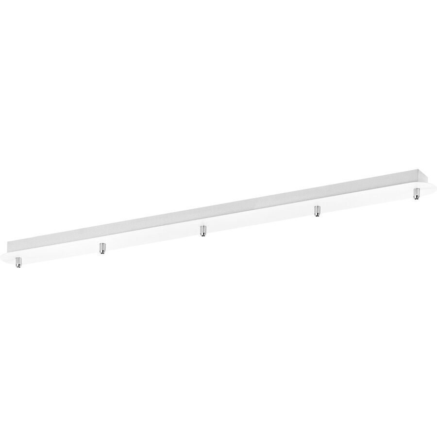 Giberti Luce Baldachin Rosone Weiss Metall 8 cm - Baldachin