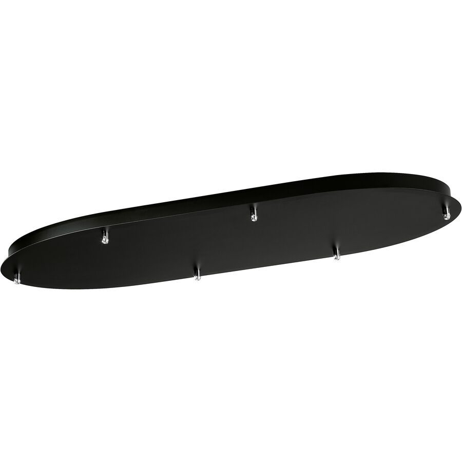 Giberti Luce Baldachin Rosone Schwarz Metall 30 cm - Baldachin