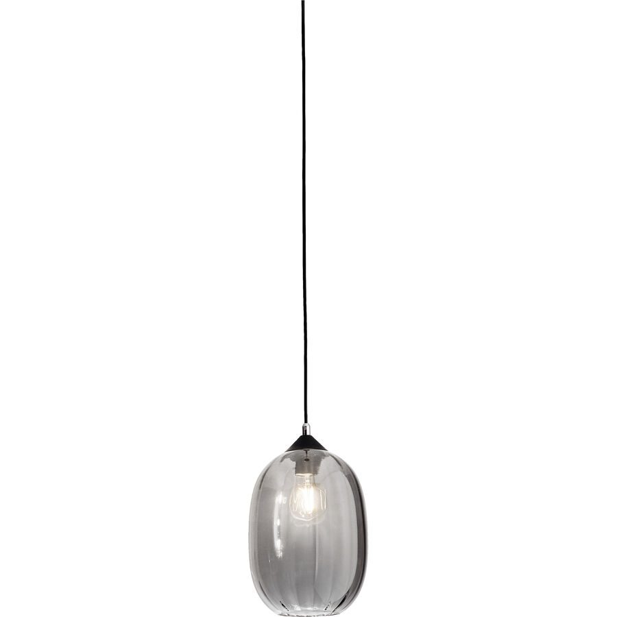 Giberti Luce Pendellampe Giulia L Grau Glas 20 cm 28 cm - Pendellampe