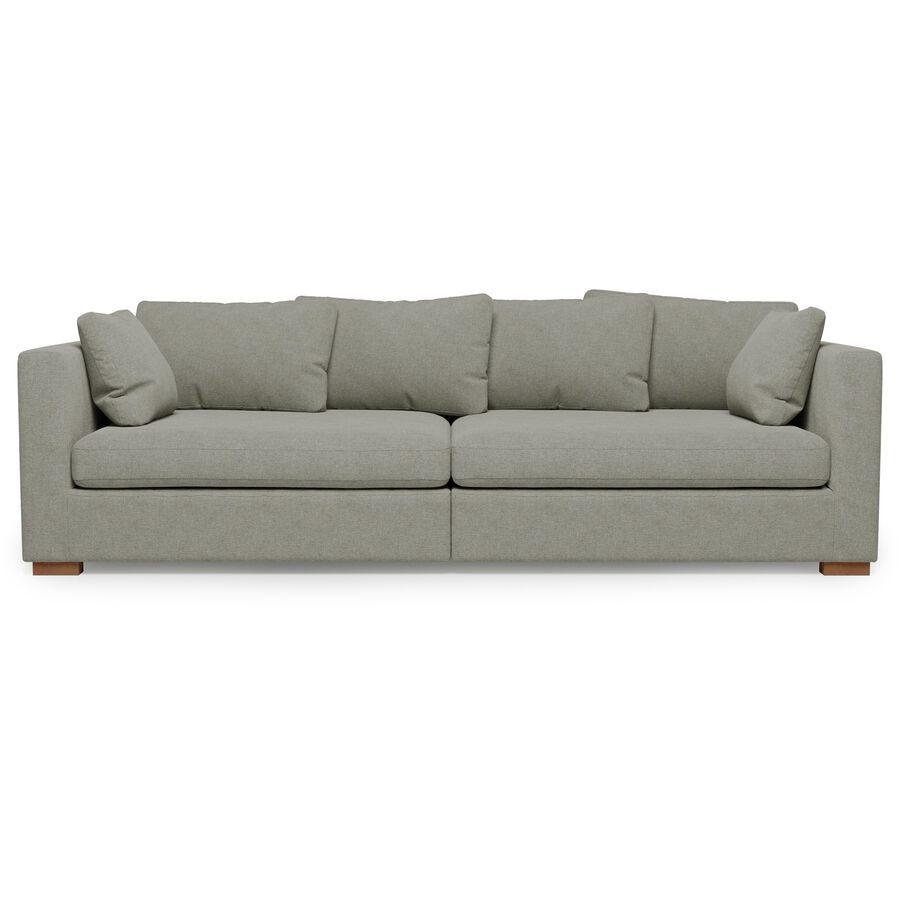 Sofa Malia Beige Stoff 266 cm 113 cm - Sofa