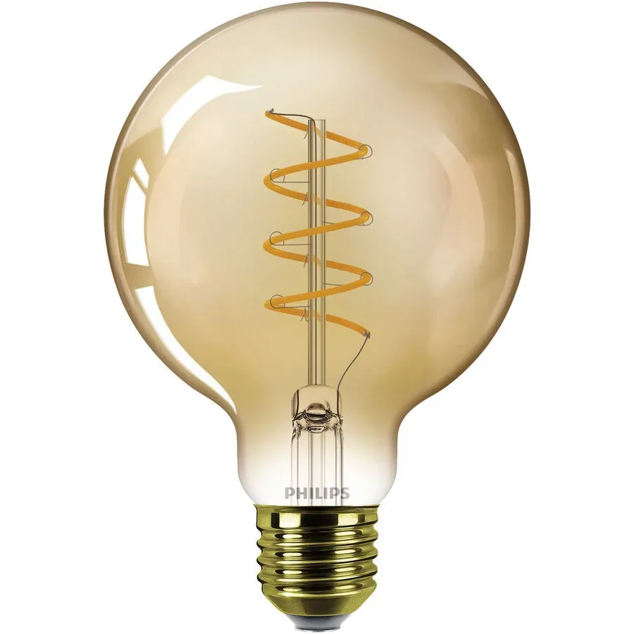Leuchtmittel Philips Glas amber 40W E27 - LED - Lichtfarbe: Extra warmweiss - Leuchtmittel- LED Leuchtmittel