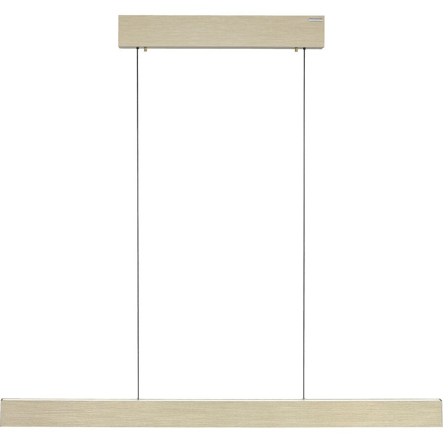 Pendellampe Pure Braun Aluminium/Eisen 8.2 cm 240 cm - Farbe: messing matt - LED - Lichtfarbe: Extra warmweiss - Tageslichtweiss - Pendellampe