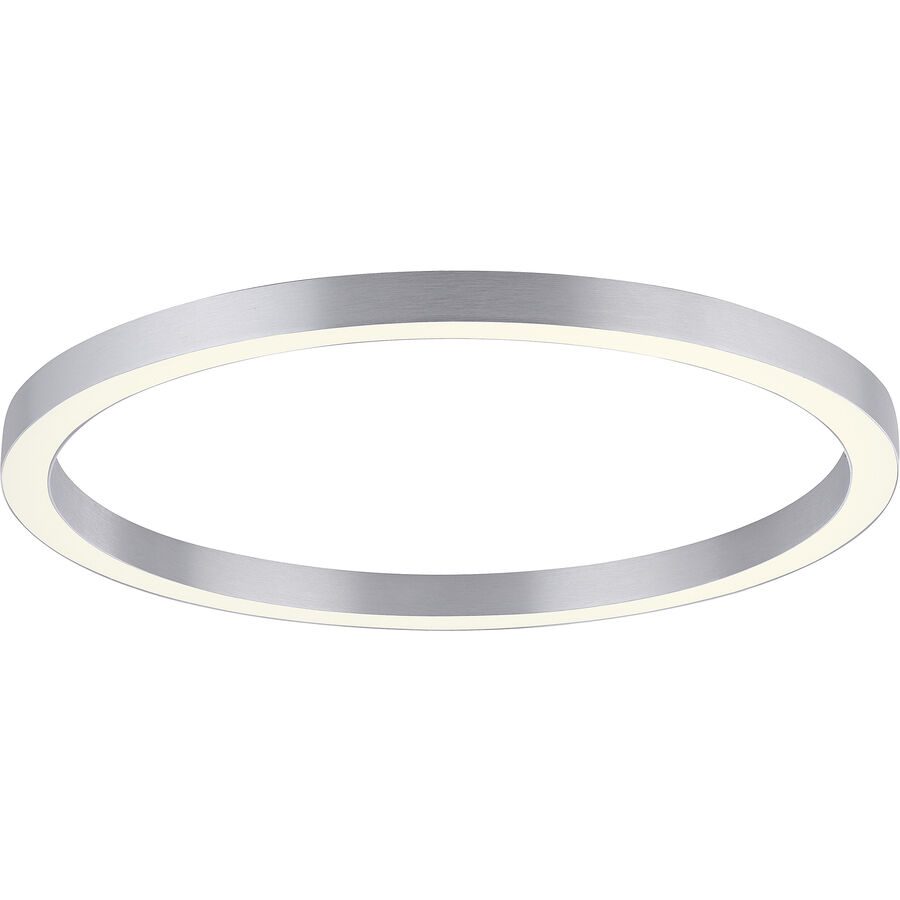 Deckenlampe Pure Silber Aluminium/Eisen 70 cm 4 cm - LED - Lichtfarbe: Extra warmweiss - Tageslichtweiss - Deckenlampe- LED Energiesparlampe