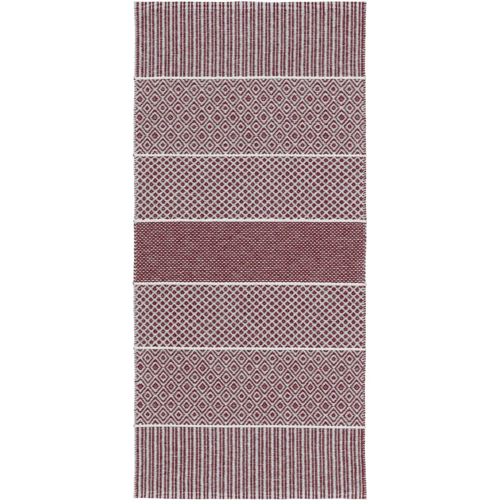 HORREDSMATTAN Outdoor-Teppich Alfie Rot 70 cm 350 cm - Material: PVC - Outdoor-Teppich