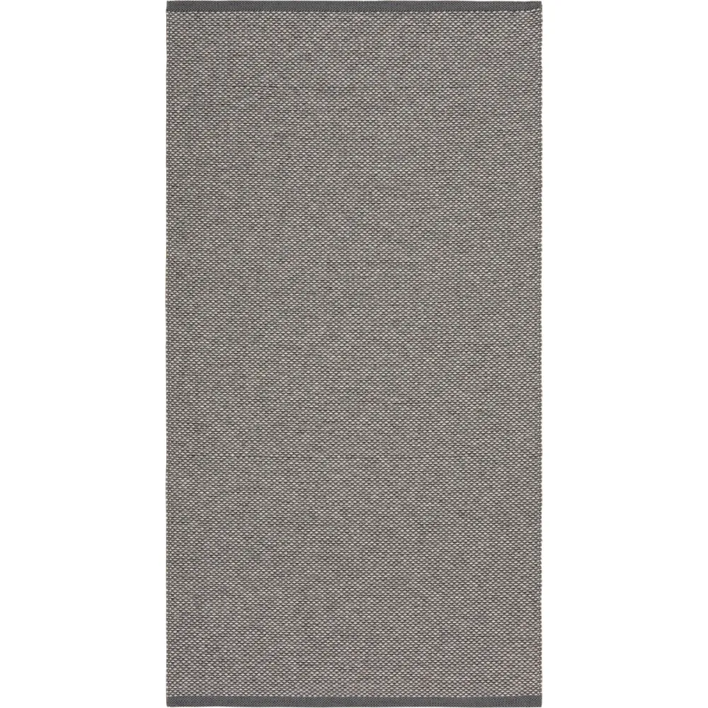 HORREDSMATTAN Outdoor-Teppich Estelle dunkelgrau Gefleckt/Meliert PVC 80 x 150 cm - Outdoor-Teppich