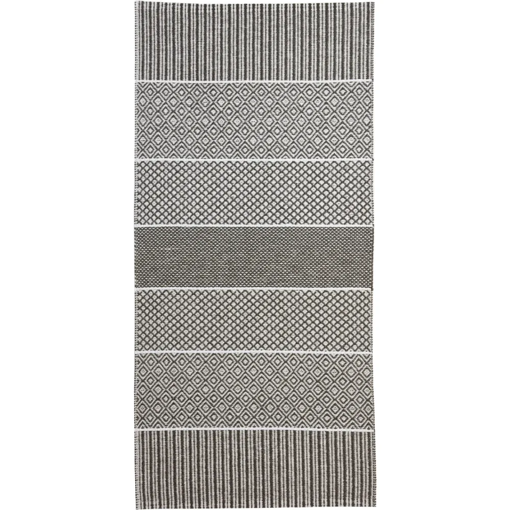 HORREDSMATTAN Outdoor-Teppich Alfie Grau 70 cm 350 cm - Material: PVC - Outdoor-Teppich