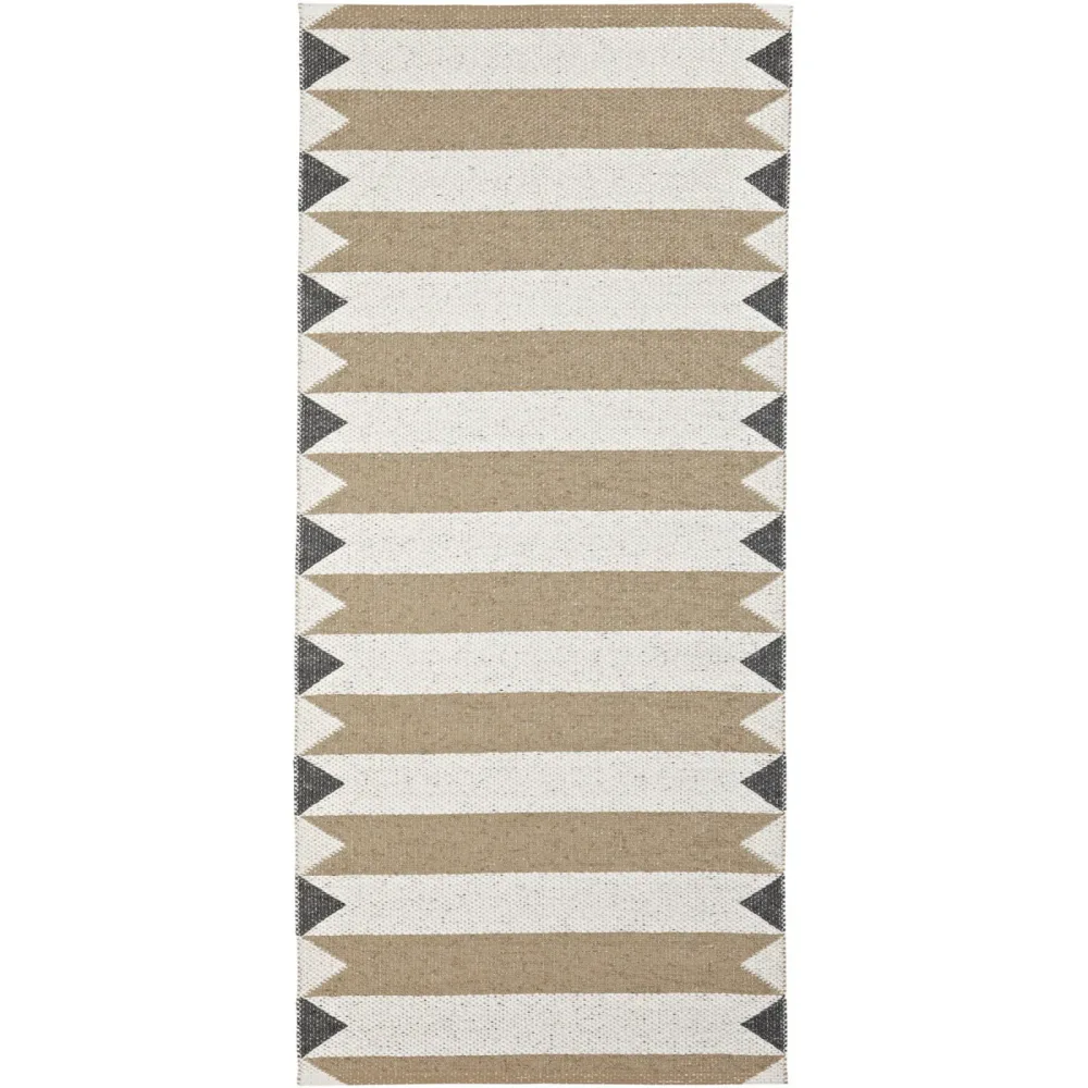 HORREDSMATTAN Outdoor-Teppich Peak Beige 150 cm 150 cm - Material: PVC - Outdoor-Teppich