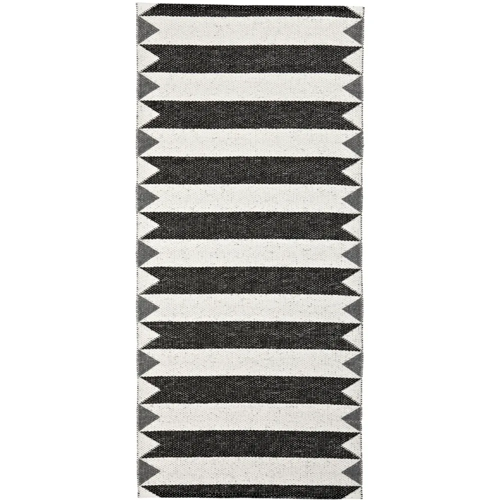 HORREDSMATTAN Outdoor-Teppich Peak Schwarz 70 cm 250 cm - Material: PVC - Outdoor-Teppich