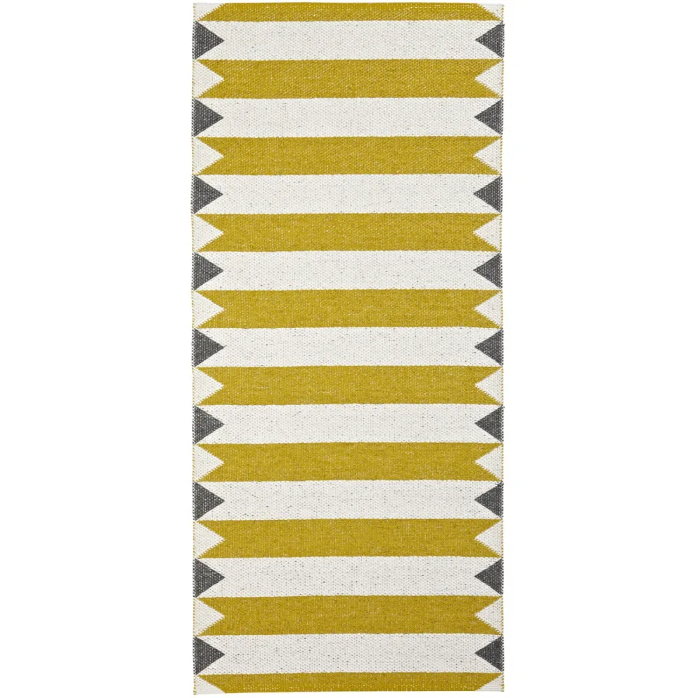 HORREDSMATTAN Outdoor-Teppich Peak Gelb 70 cm 300 cm - Material: PVC - Outdoor-Teppich