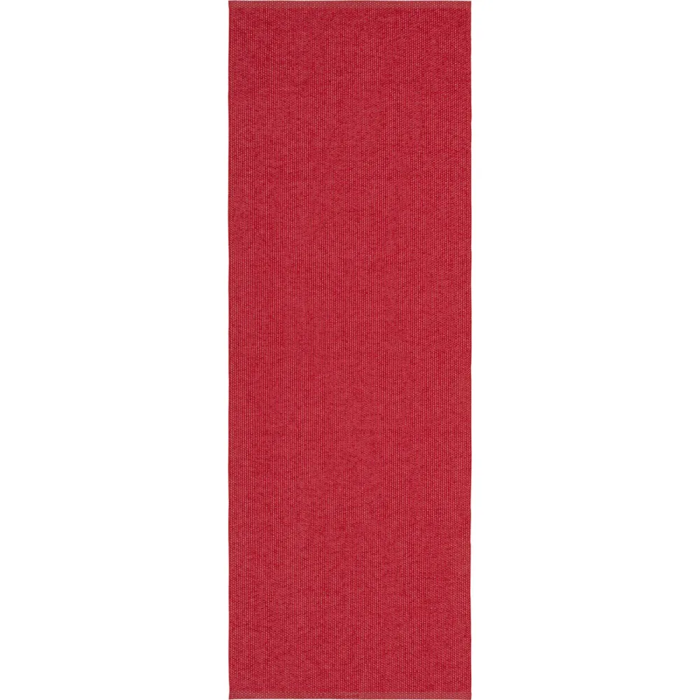HORREDSMATTAN Outdoor-Teppich Solo Rot 150 cm 100 cm - Material: PVC - Outdoor-Teppich