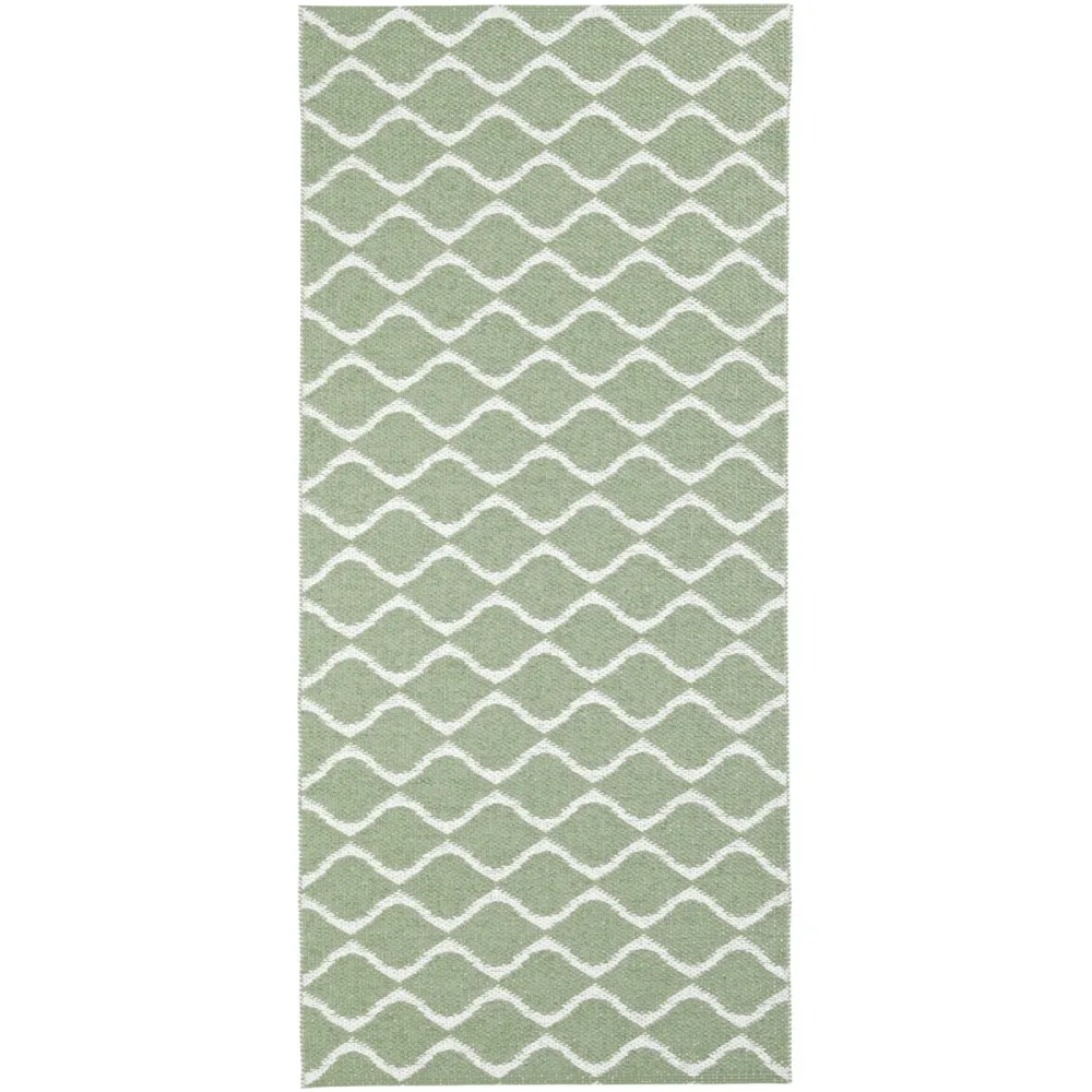 HORREDSMATTAN Outdoor-Teppich Wave grün PVC 70 x 150 cm - Outdoor-Teppich