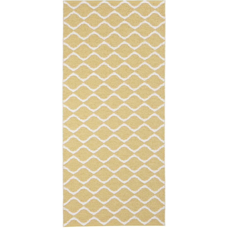 HORREDSMATTAN Outdoor-Teppich Wave Gelb 150 cm 100 cm - Material: PVC - Outdoor-Teppich