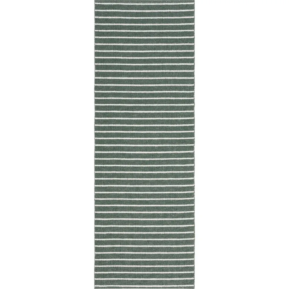 HORREDSMATTAN Outdoor-Teppich Music dunkelgrün Streifen PVC 200 x 300 cm - Outdoor-Teppich