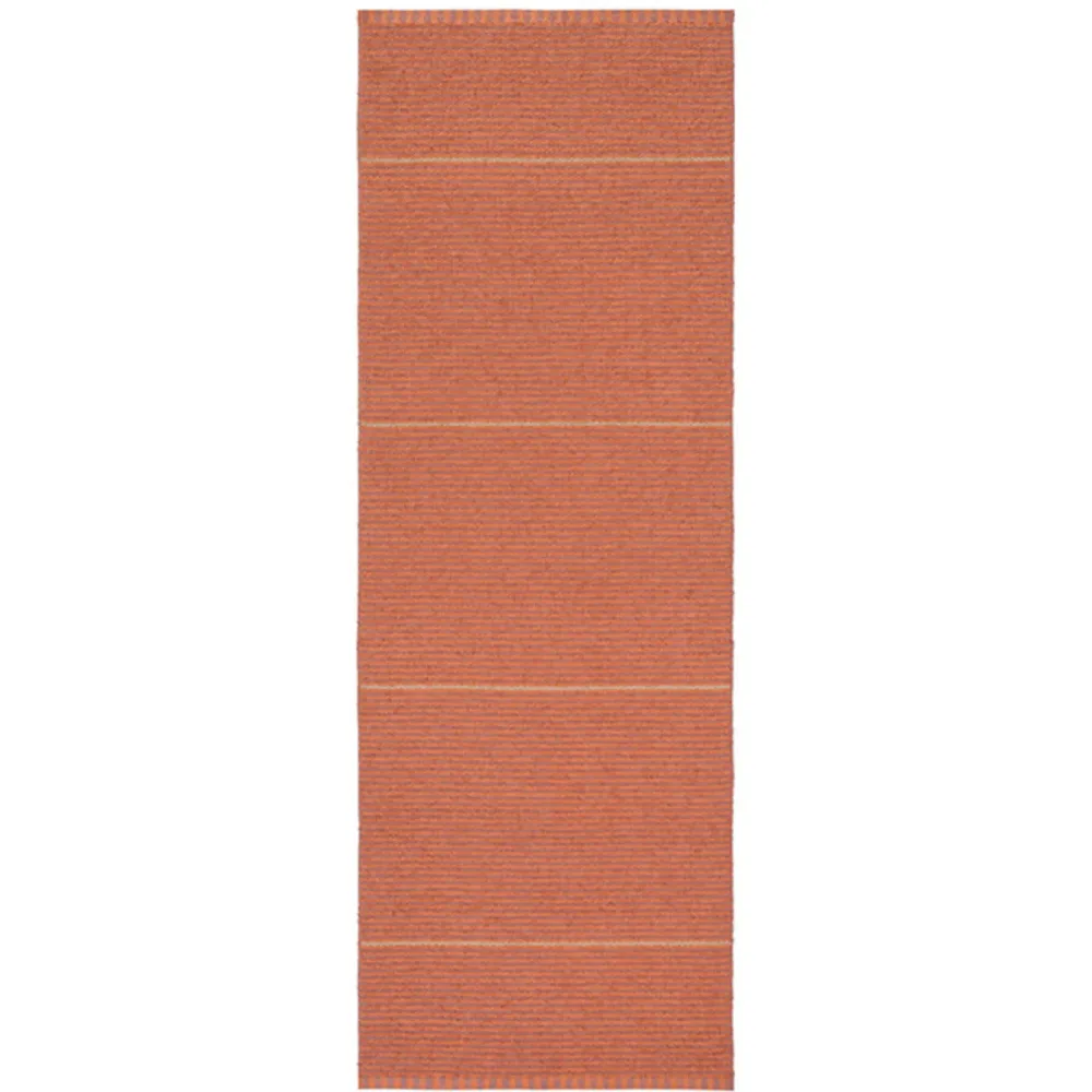HORREDSMATTAN Outdoor-Teppich Cleo orange Streifen PVC 200 x 300 cm - Outdoor-Teppich