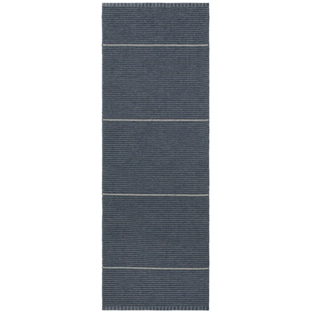 HORREDSMATTAN Outdoor-Teppich Cleo marine Streifen PVC 70 x 200 cm - Outdoor-Teppich