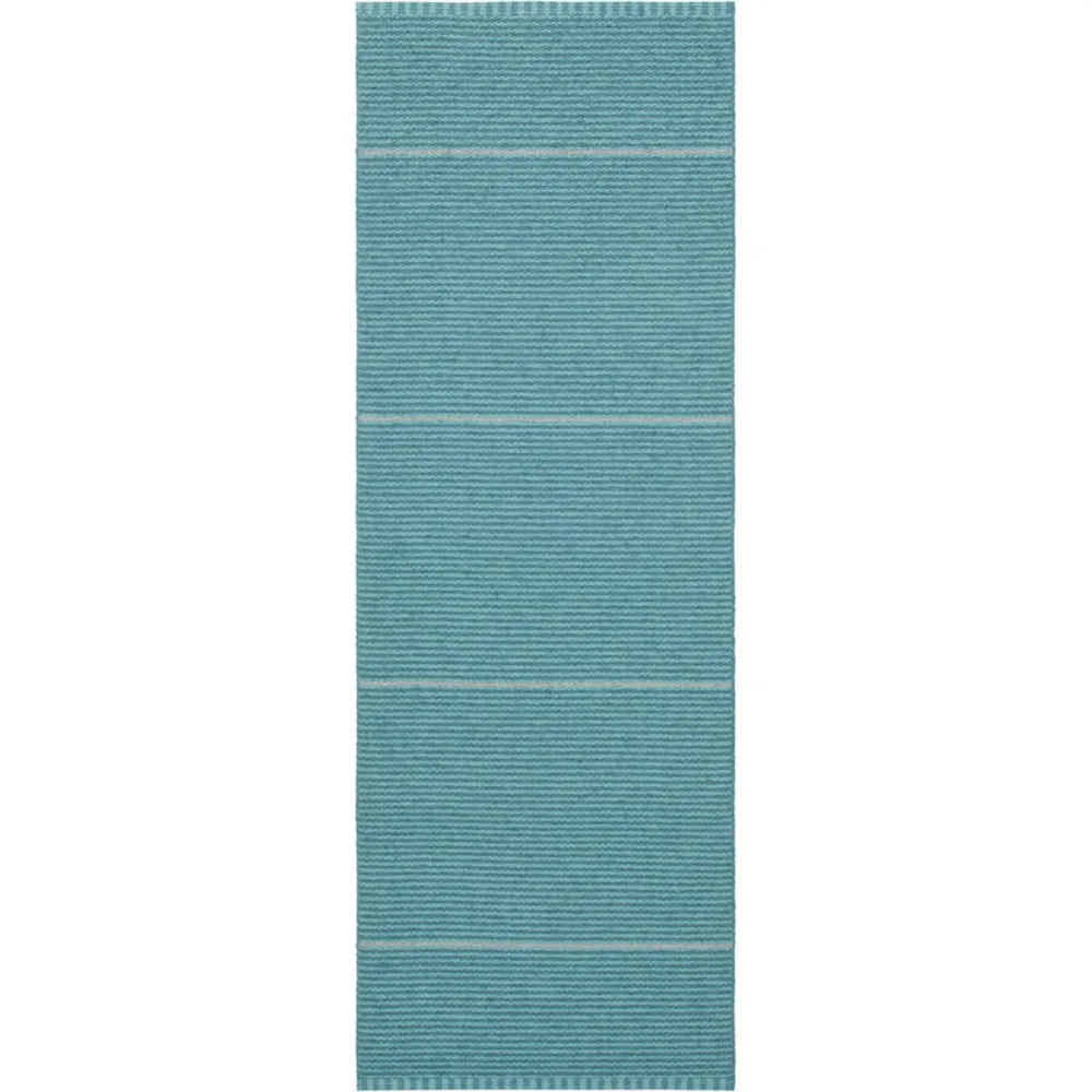 HORREDSMATTAN Outdoor-Teppich Cleo türkis Streifen PVC 200 x 300 cm - Outdoor-Teppich