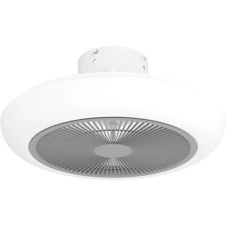 Eglo Deckenlampe Sayulita Grau/Weiss Kunststoff 45.5 cm - Farbe: weiss/grau - LED - Deckenlampe- LED Energiesparlampe