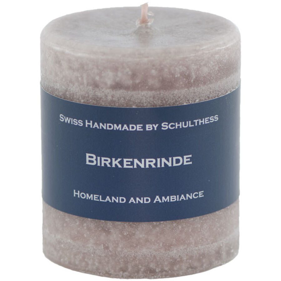Duftkerze Schulthess Grau Wachs 12 cm - Farbe: Dunkelgrau - Duftkerze