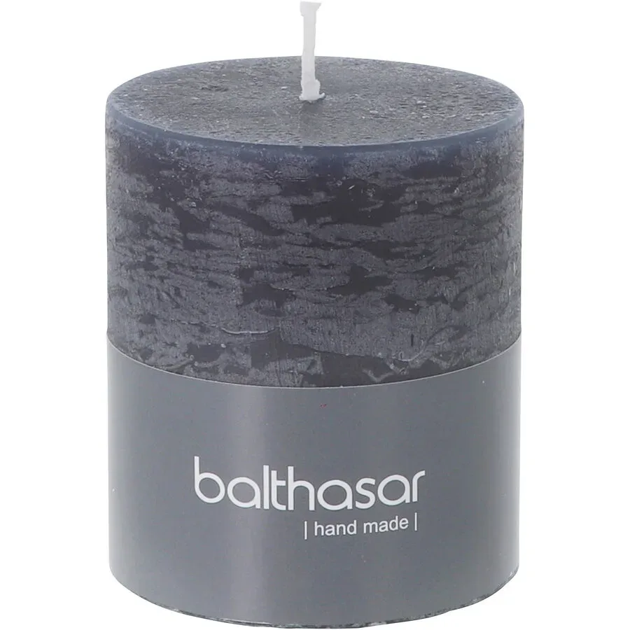 Balthasar - Zylinderkerze, 70X80MM, Grau