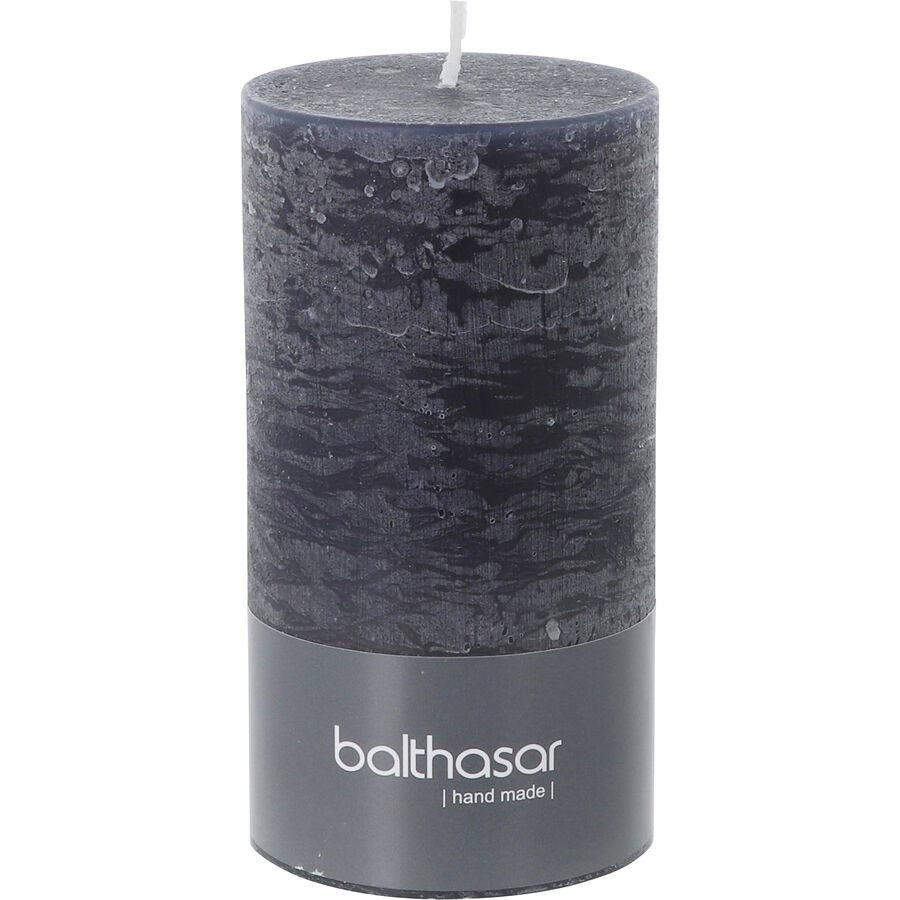 Balthasar - Zylinderkerze, 70X130MM, Grau