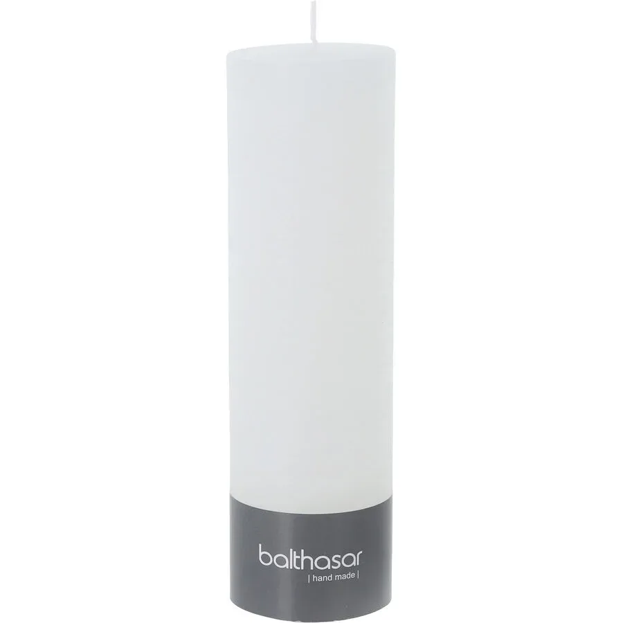Balthasar - Zylinderkerze, 60X200MM, Weiss