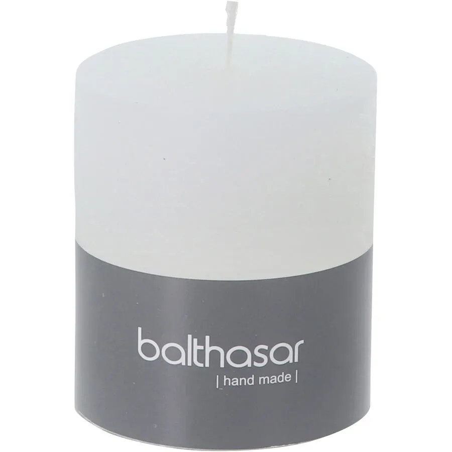 Balthasar - Zylinderkerze, 70X80MM, Weiss