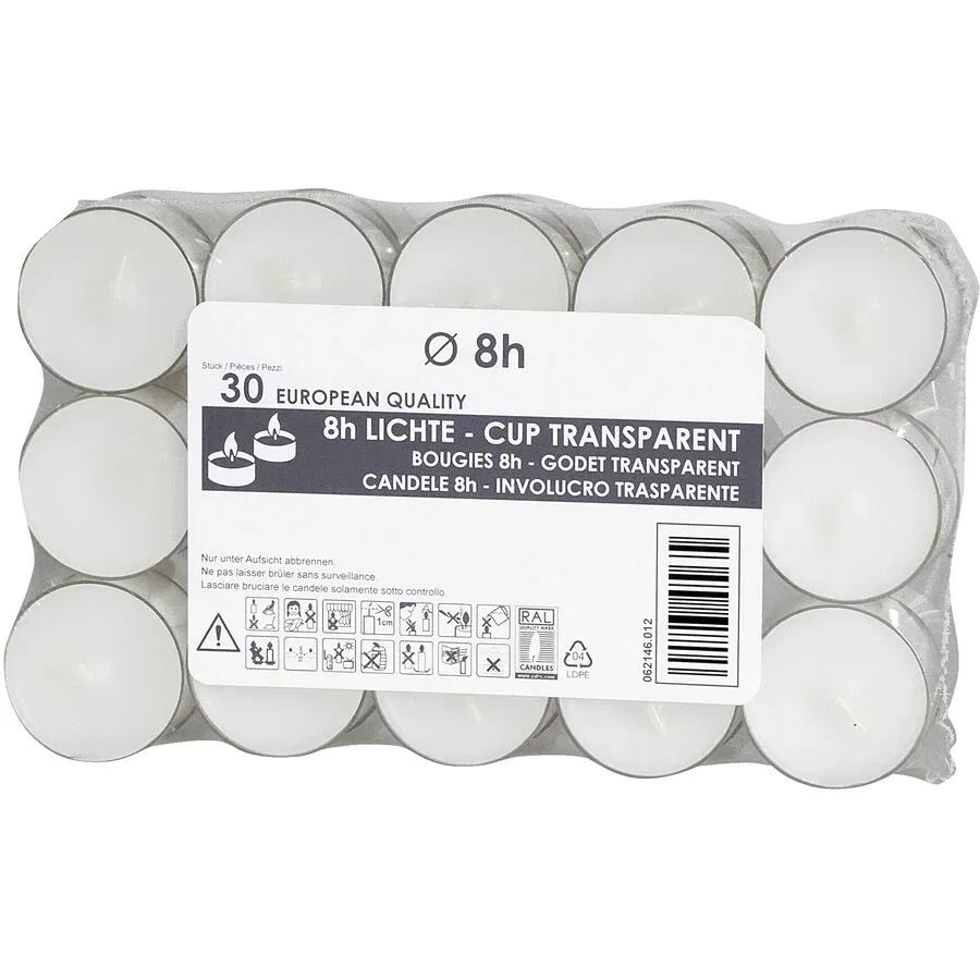 Balthasar - Teelichter-Set, 38X24MM, Weiss