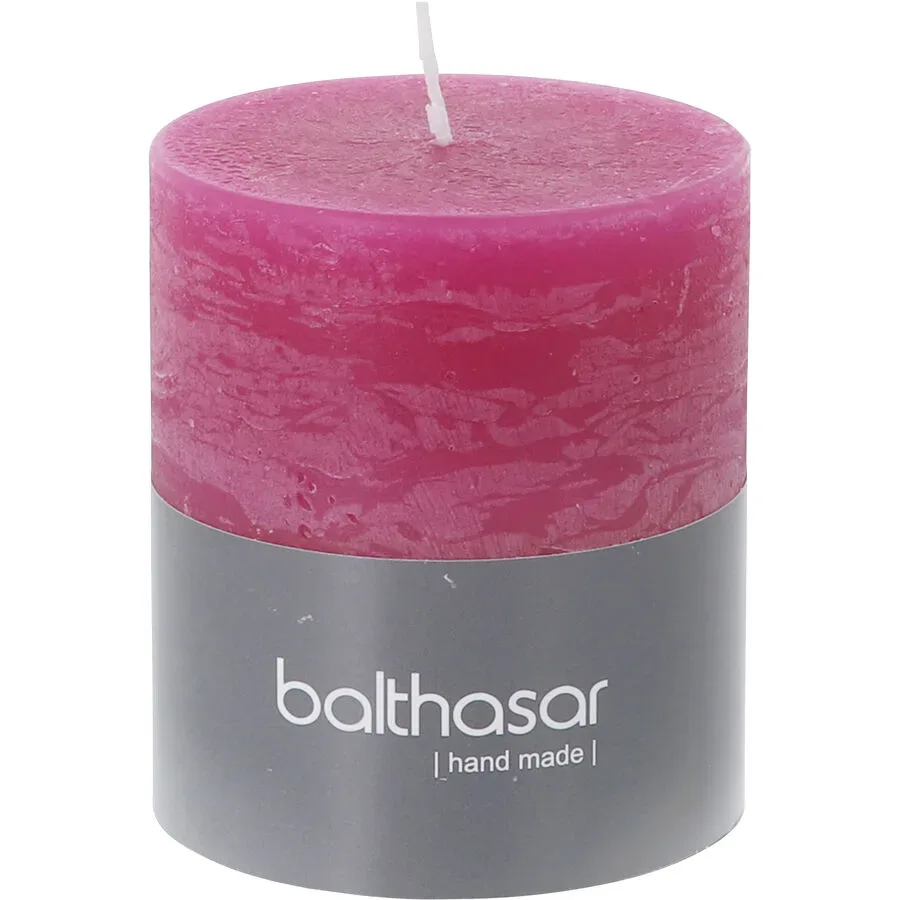 Balthasar - Zylinderkerze, 70X80MM, Himbeere