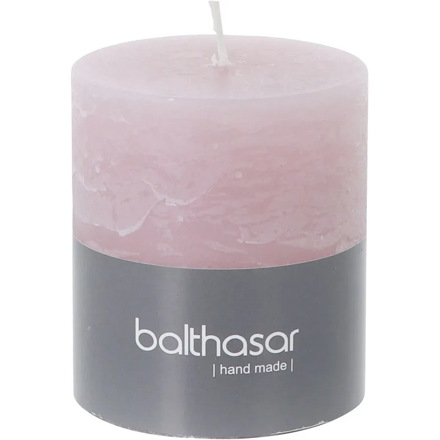 Balthasar - Zylinderkerze, 70X80MM, Altrosa
