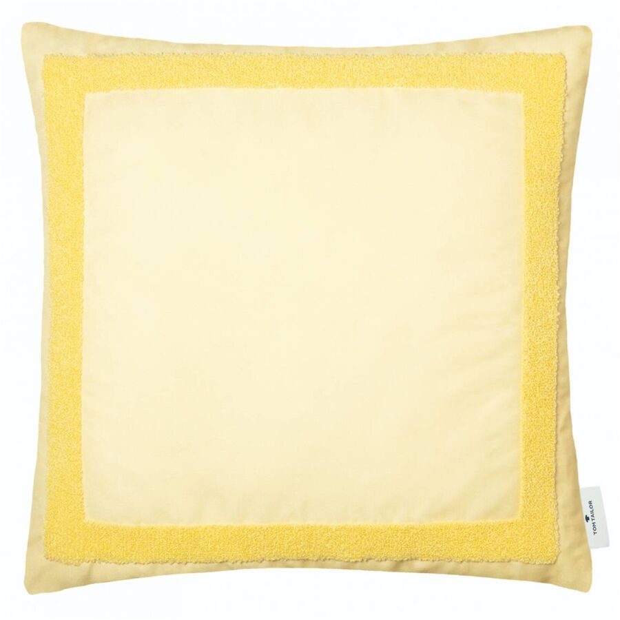 Tom Tailor Zierkissenbezug Case Gelb Baumwolle/Polyester 45 cm 45 cm - Farbe: Yellow - Material: Polyester/Baumwolle - Zierkissenbezug