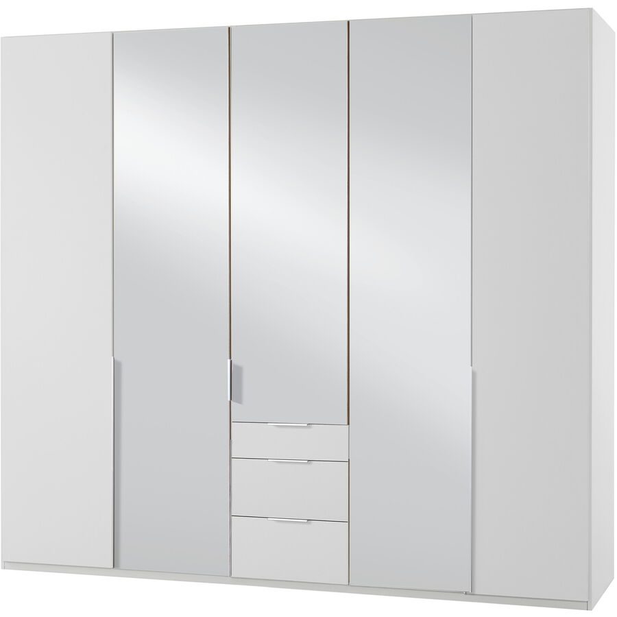 Kleiderschrank Jagor Weiss Holzwerkstoff 225 cm 58 cm 236 cm - Kleiderschrank