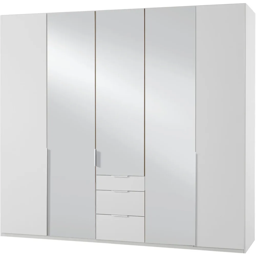 Kleiderschrank Jagor Weiss Holzwerkstoff 225 cm 58 cm 236 cm - Kleiderschrank