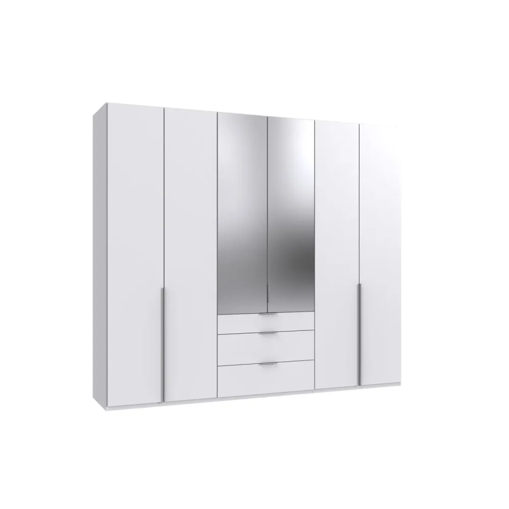 Kleiderschrank Jagor Weiss Holzwerkstoff 270 cm 58 cm 236 cm - Kleiderschrank