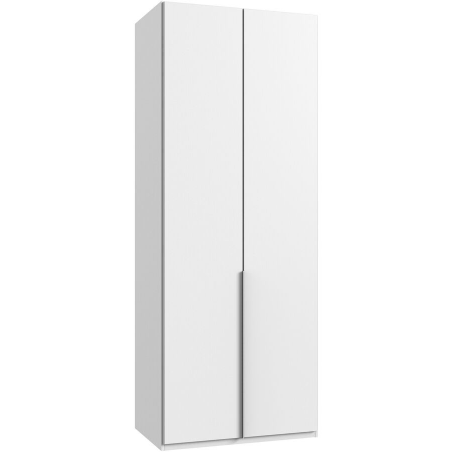Kleiderschrank Jagor Weiss Holzwerkstoff 90 cm 58 cm 236 cm - Kleiderschrank