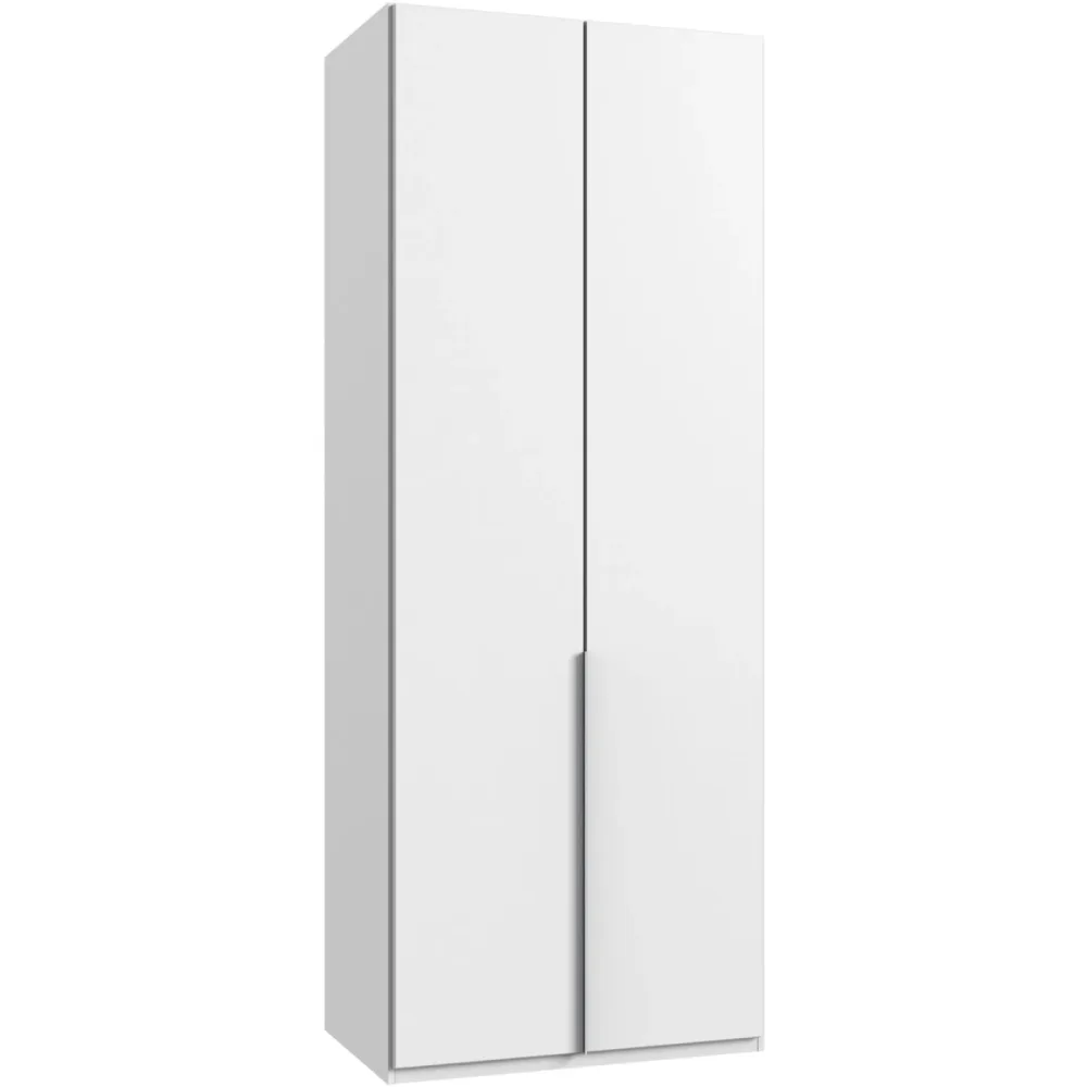 Kleiderschrank Jagor Weiss Holzwerkstoff 90 cm 58 cm 236 cm - Kleiderschrank