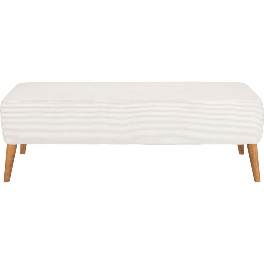 Bank Adele Weiss Polyester 122 cm 40 cm - Bank