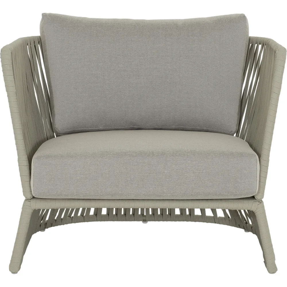 Loungesessel California greige Stahl T 77 cm - Loungesessel