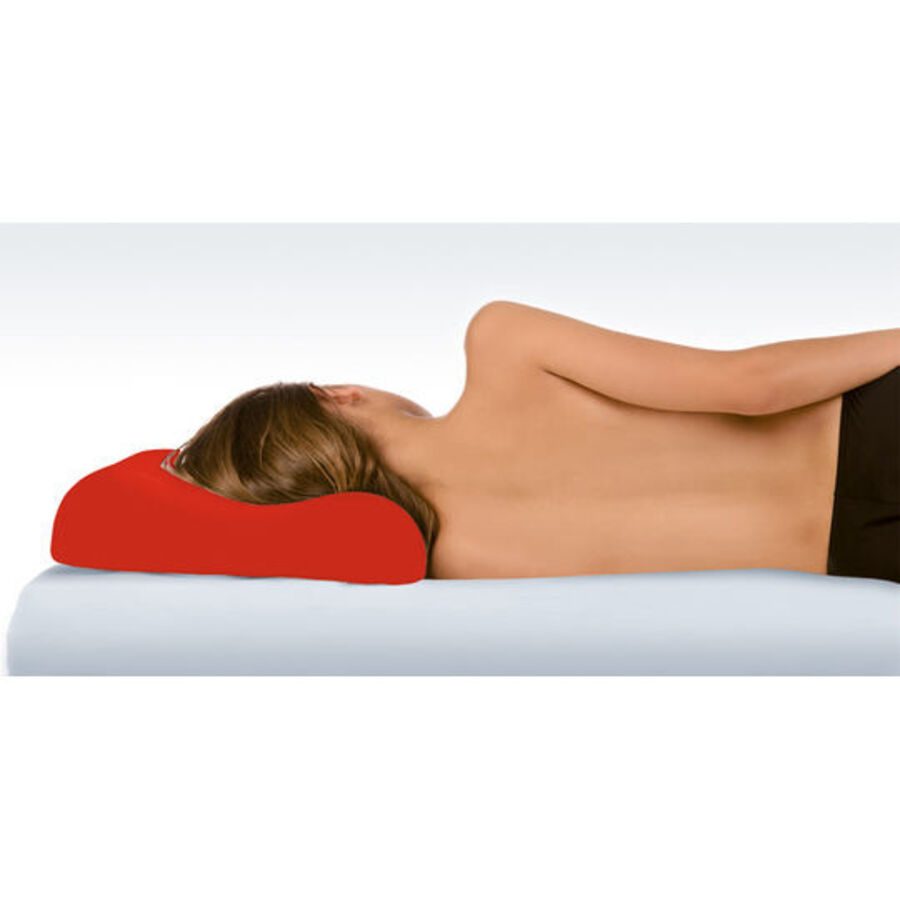 Living Home Kissenbezug Health Fix Rot Baumwolle 50 cm 70 cm - Farbe: Rouge - Kissenbezug