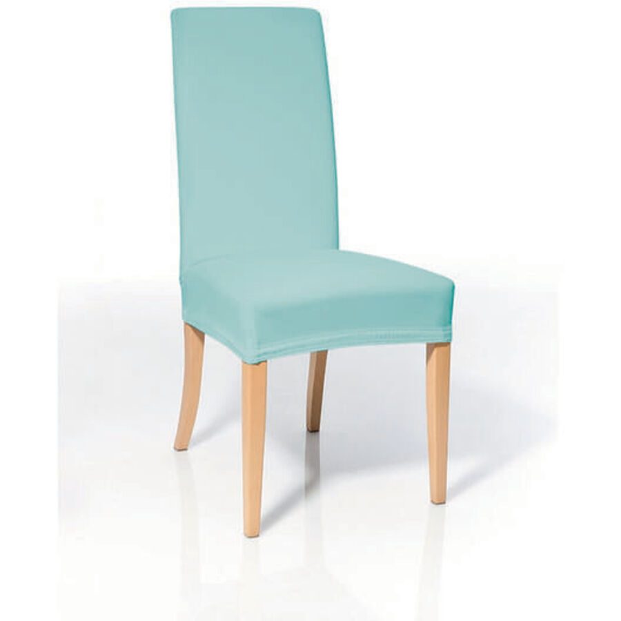 Living Home Stuhlhusse Scater Blau Baumwolle/Kunstfaser 40 cm - Farbe: Ozean - Material: Baumwolle/Elastan - Stuhlhusse