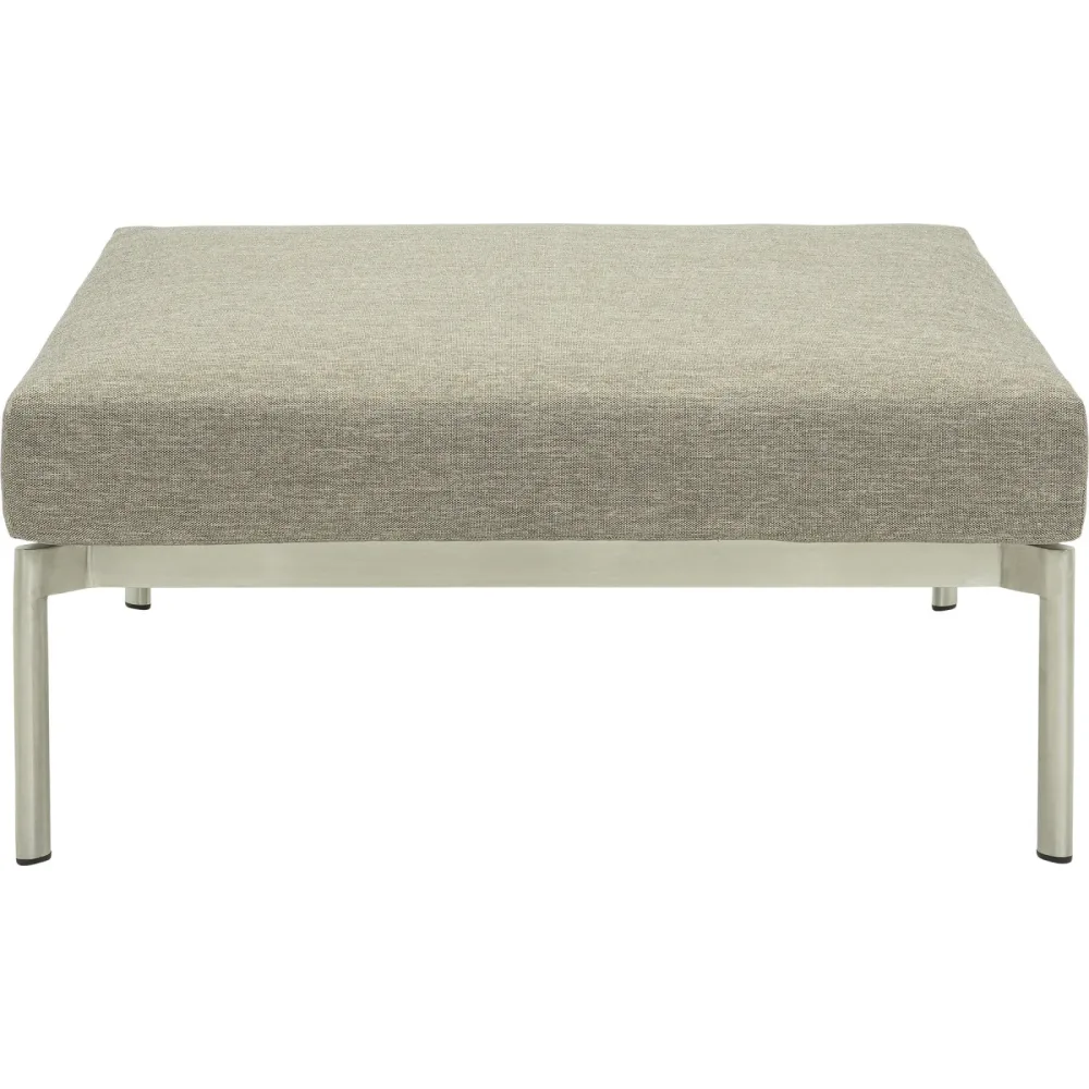 Loungeelement Samporia braun Kunstrattan H 40 cm Wasserabweisend - Loungeelement