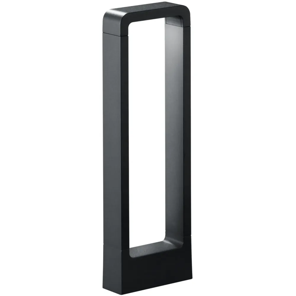 Aussenlampe Rober Grau 16 cm 50 cm - Farbe: anthrazit - LED - Lichtfarbe: Warmweiss - Material: Aluminium-Druckguss - Aussenlampe- LED
