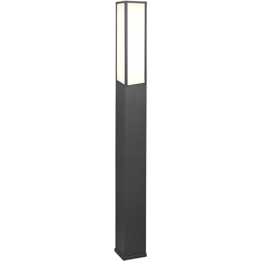 Aussenlampe Fomane Grau 15 cm 155 cm - Farbe: anthrazit - LED - Lichtfarbe: Warmweiss - Material: Aluminium-Druckguss - Aussenlampe- LED