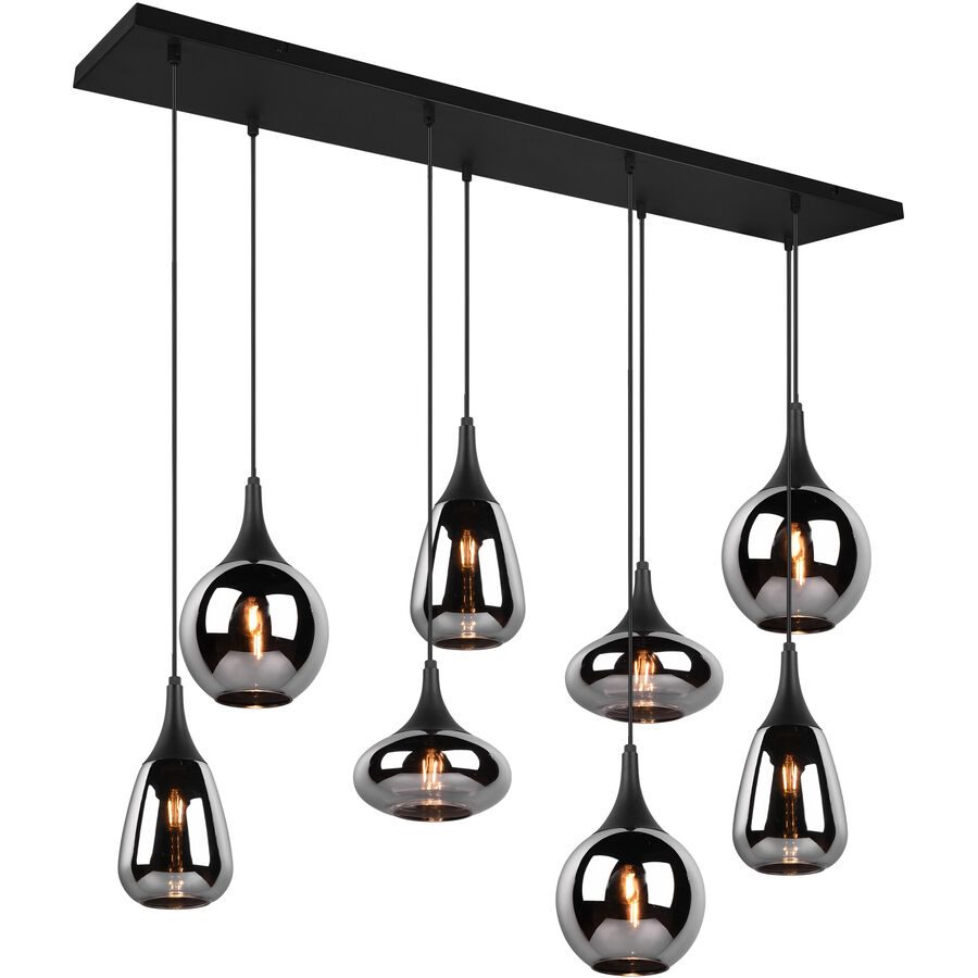 Hängelampe LUMINA 34.5x150cm 40W schwarz