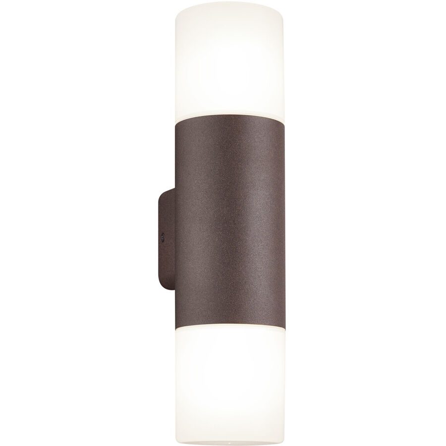 Wandlampe aussen Cleara Rot 8.5 cm 33 cm - Farbe: rost - Material: Aluminium-Druckguss - Wandlampe aussen