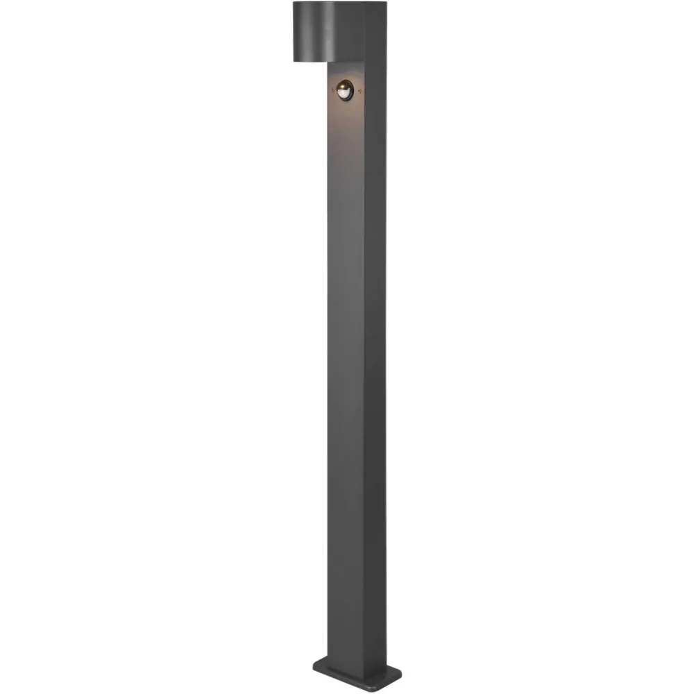 Aussenlampe Reeya Grau 12 cm 100 cm - Farbe: anthrazit - Material: Aluminium-Druckguss - Aussenlampe