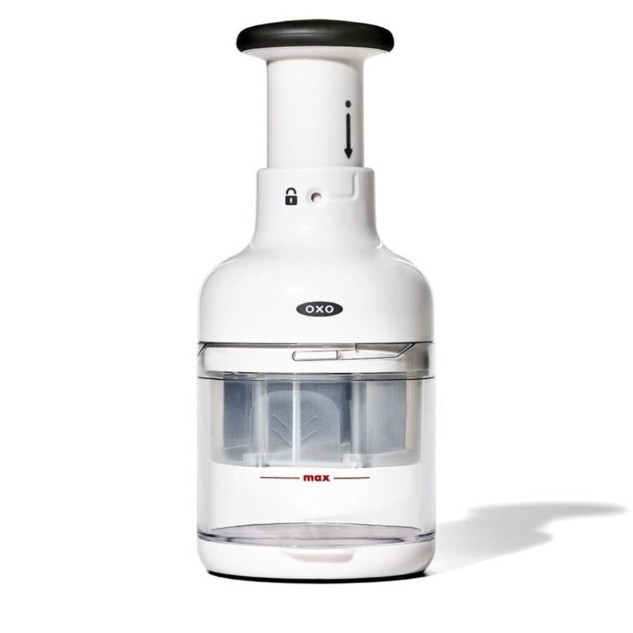 OXO Gemüsehacker Good Grips Weiss Edelstahl 13.9 cm 13.9 cm - Material: 18/10 Edelstahl - Gemüsehacker
