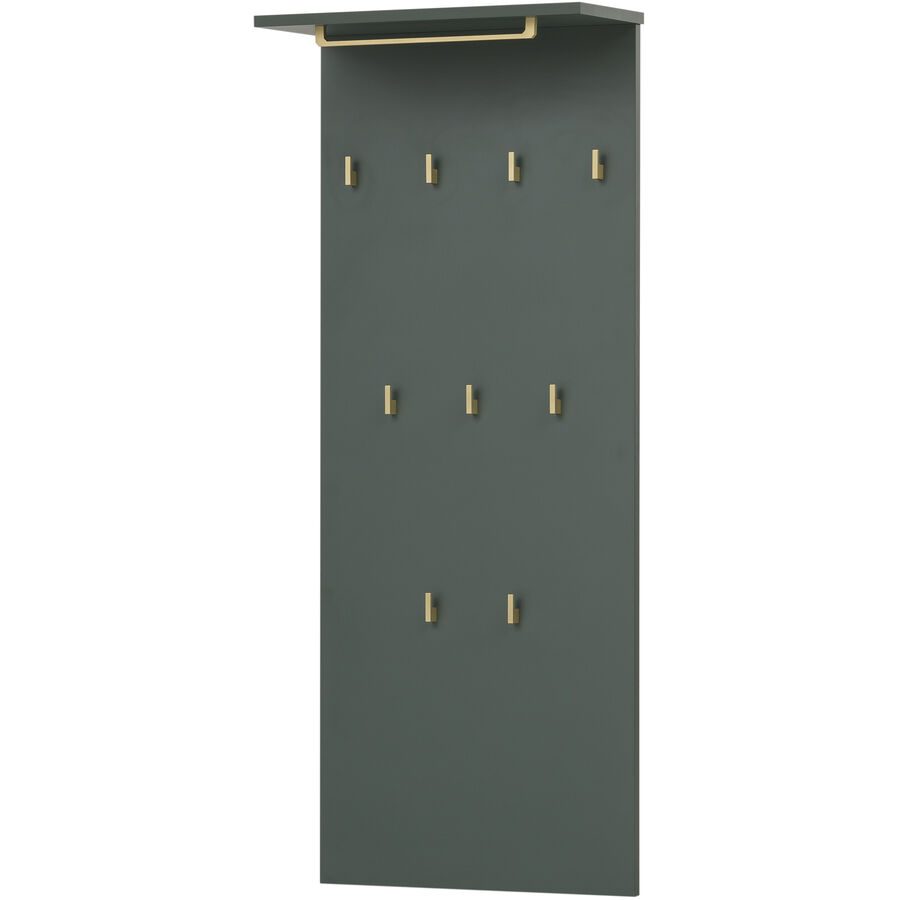 Garderobe Annkatrin Grün Holzwerkstoff 50 cm 121 cm - Farbe: waldgrün - Garderobe